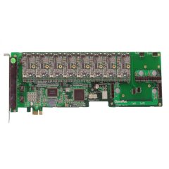   12 Port Analog PCI-E card + 8 FXS modules                           