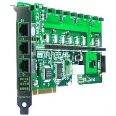 12 Port Analog PCI card + 1 FXS module