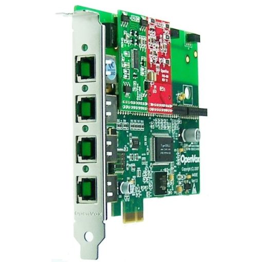 4 Port Analog PCI-E card + 1 FXS + 1 FXO modules
