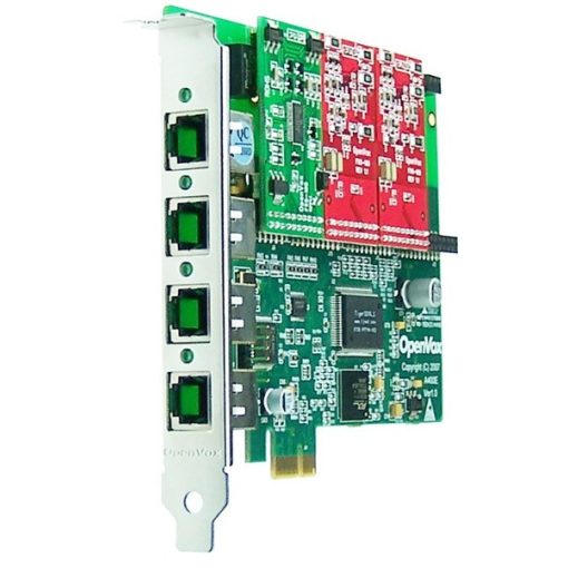 4 Port Analog PCI-E card + 1 FXS + 2 FXO modules