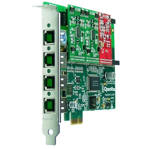4 Port Analog PCI-E card+ 2 FXS + 1 FXO modules