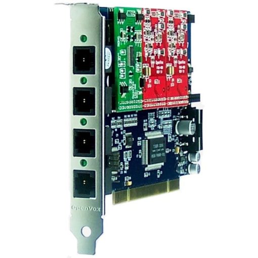 4 Port Analog PCI card + 1 FXS + 2 FXO modules
