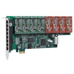 8 Port Analog PCI-E card + 8 FXS modules  