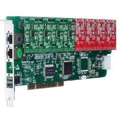 8 Port Analog PCI card + 1 FXO module 