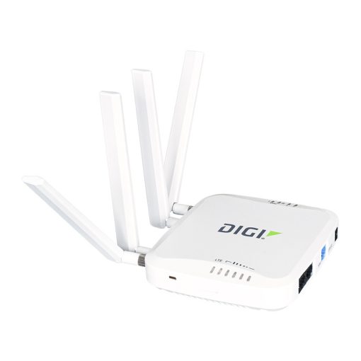 Digi EX15: 2 port GigE; RF-45 RS232, Wi-Fi; CAT 18; LTE-A / HSPA; PTCRB, Global, (INCLUDES PSU, POE INJECTOR, SITE SURVEY BATTERY, MOUNTING ACCESSORIES AND ANTENNAS)