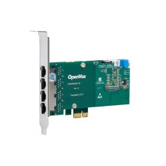      4 Port T1/E1/J1 PRI PCI-E card (Advanced Version, Low Profile)          
