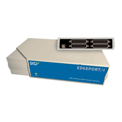 Digi Edgeport/4;  4 port  DB-25 RS232 to USB Converter (includes 1 meter A to B USB cable); Replaces part number 301-1016-01